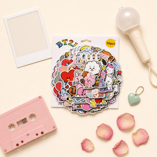 BT21 Sticker Pack — 50 Random Fan Stickers