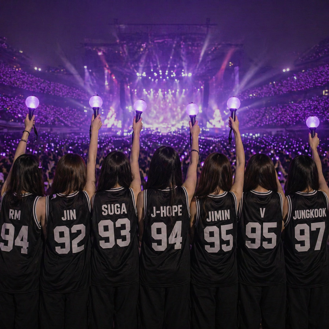 BTS Baseball Jersey — custom member name & number