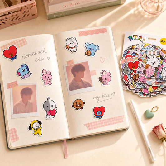 BT21 Sticker Pack — 50 Random Fan Stickers