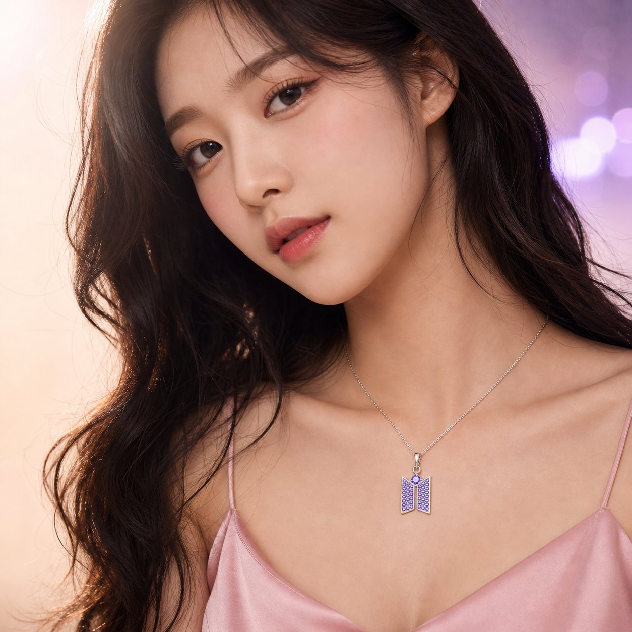 BTS Necklace — Dainty Fan Jewelry
