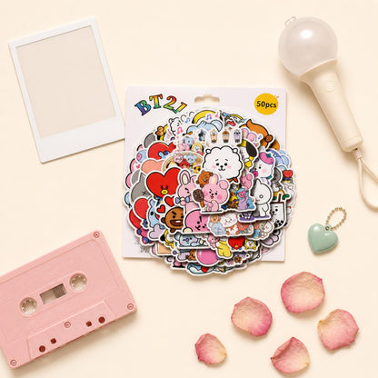 BT21 Sticker Pack — 50 Random Fan Stickers