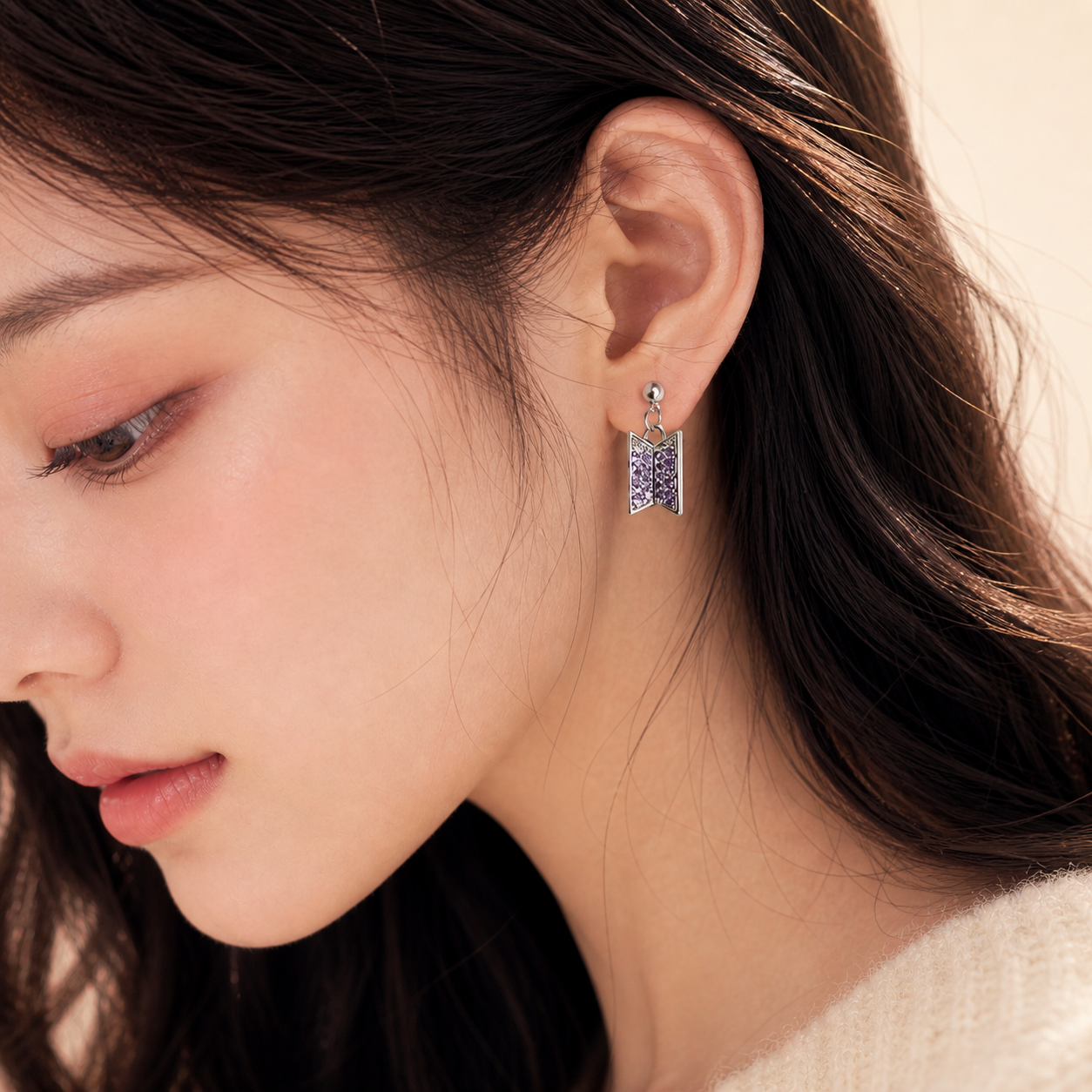 BTS Earrings — Dainty Fan Jewelry