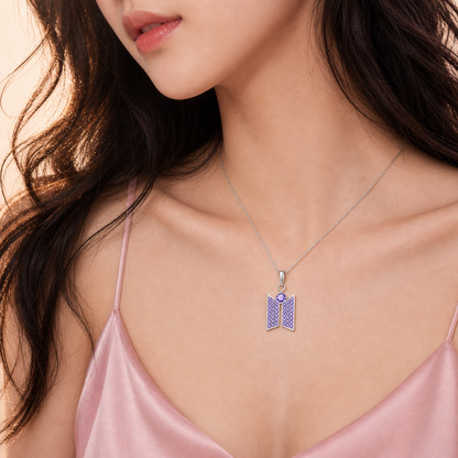 BTS Necklace — Dainty Fan Jewelry