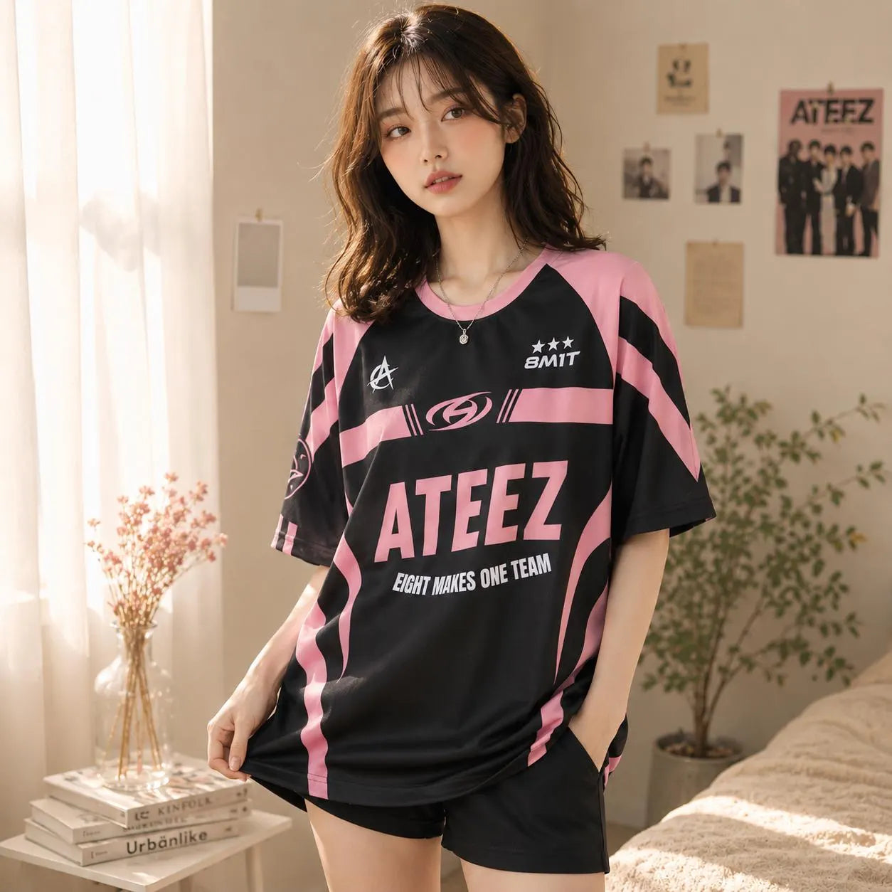 ATEEZ Tee — Eight Makes One Team Fan Jersey