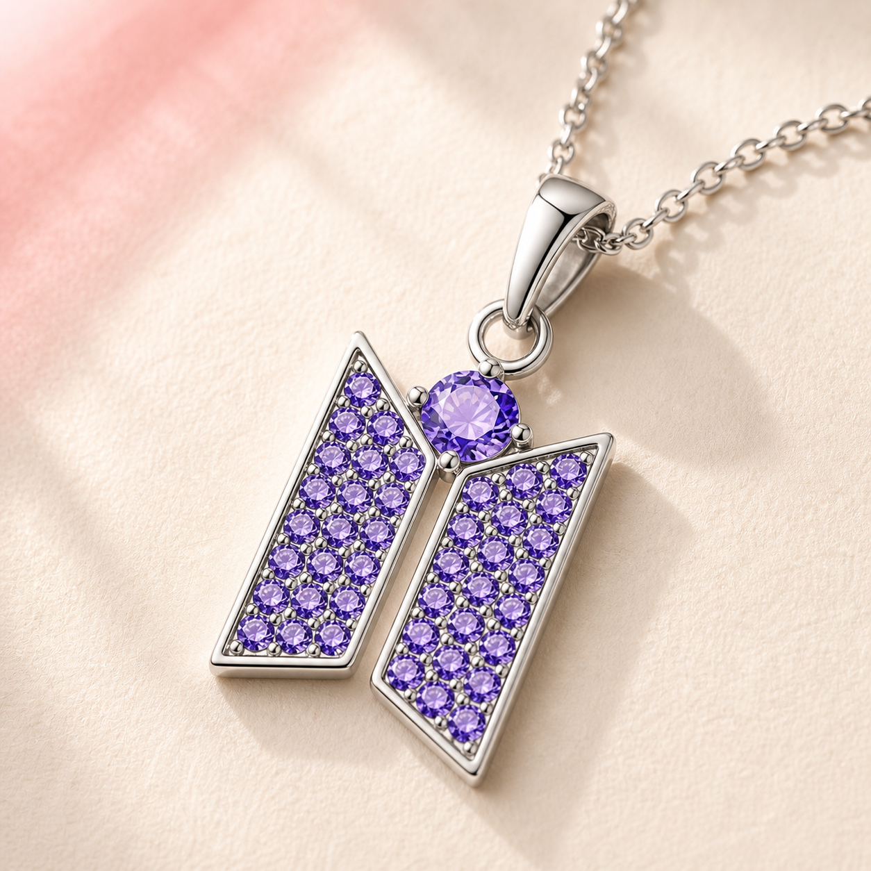 BTS Necklace — Dainty Fan Jewelry