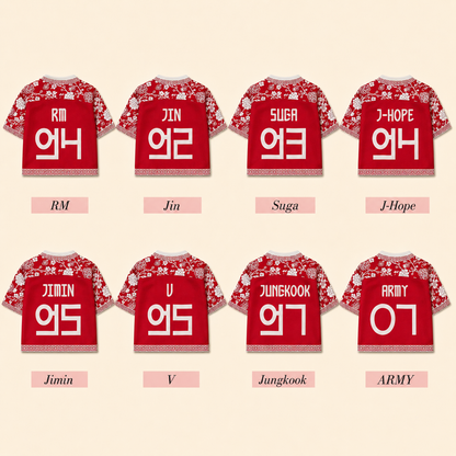 Maillot Hanbok BTS — Nom & numéro personnalisés
