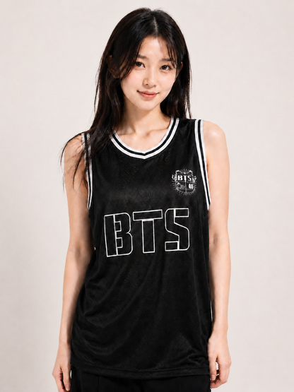 BTS Basketball Jersey — Custom Member Name & Number — editorial