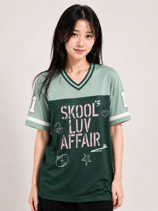 BTS Skool Luv Affair Jersey — Custom Member Name & Number — editorial