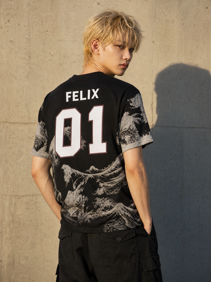 Dos Felix — nom et numéro floqués